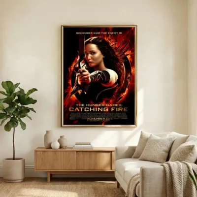 Catching Fire ​ The Hunger Games Wall Art