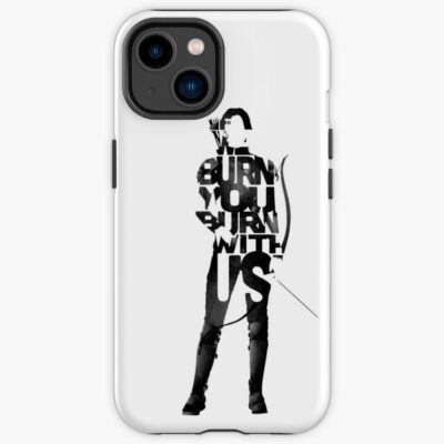 If We Burn You Burn With Us Iphone Case