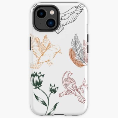 Birds And Feathers Iphone Case