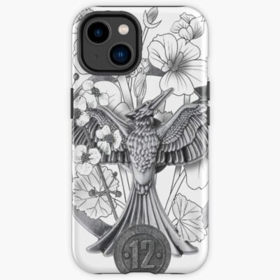 Mockingjay With Flowers Iphone Case