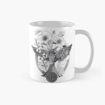 Mockingjay With Flowers Mug