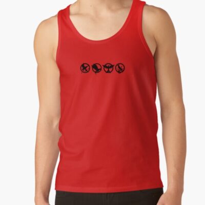 The Hunger Games Mockingjay Logos Tank Top