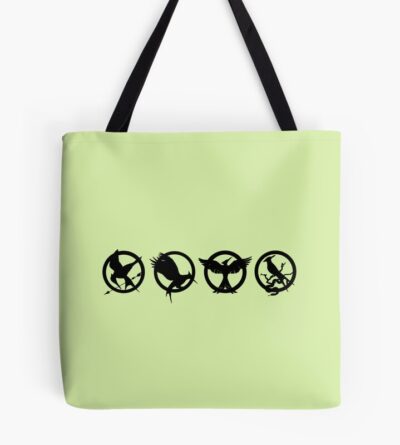 The Hunger Games Mockingjay Logos Tote Bag