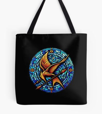 Hunger Games In Mosaic Stained Glass Tote Bag