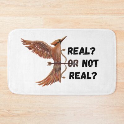 Mockingjay Real Or Not Real Bath Mat