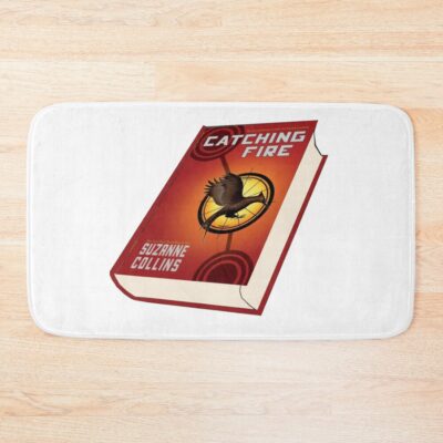 Catching Fire Suzanne Collins Book Sticker Bath Mat