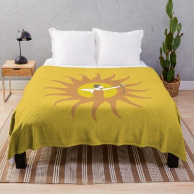 Apollo God Of The Sun Throw Blanket