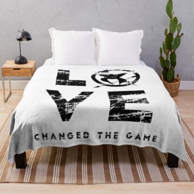 Love Changed The Game Thg Throw Blanket