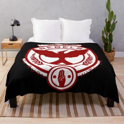 Hunger Game Rebels Throw Blanket