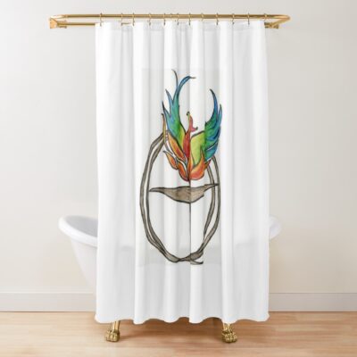 Unitarian Phoenix Shower Curtain