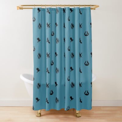 All The Birds Snakes Shower Curtain