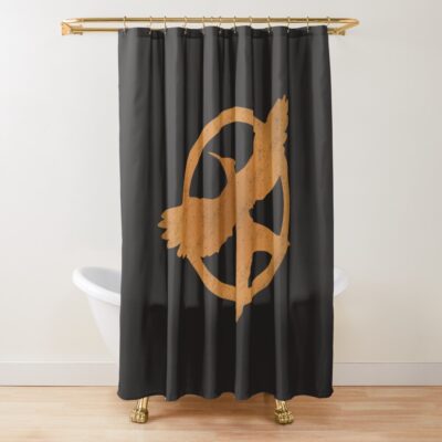 The Hunger Games Mockingjay Katniss Snow Peeta Rebellion Capitol Tribute Shower Curtain