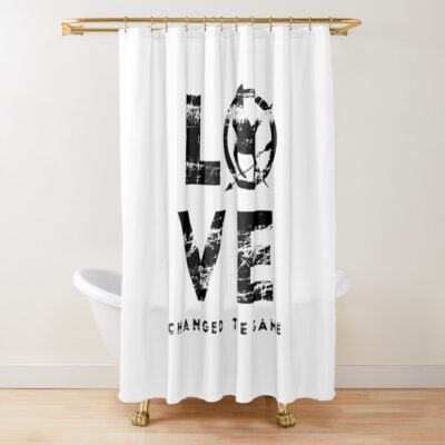 Love Changed The Game Thg Shower Curtain