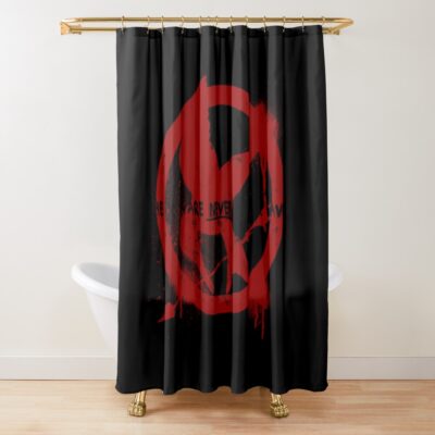 Never Shower Curtain