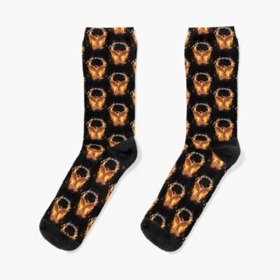 Mockingjay If We Burn You Burn With Us Socks