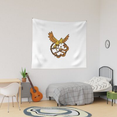 The Ballad Of Songbirds And Snakes Hunger Games Logo Tapestry