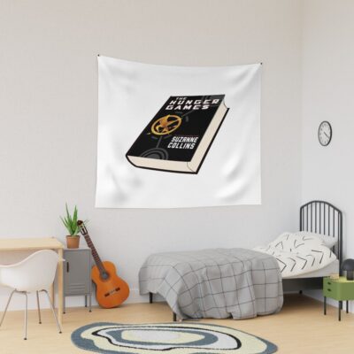 The Hunger Games Suzanne Collins Book Sticker Tapestry