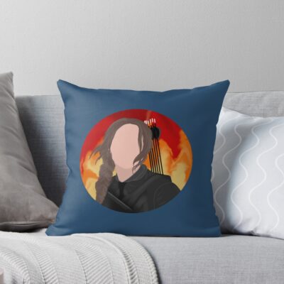 Katniss Everdeen Throw Pillow