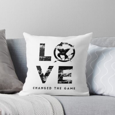 Love Changed The Game Thg Throw Pillow