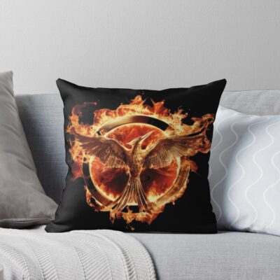 The Hungry Games Throw Pillow