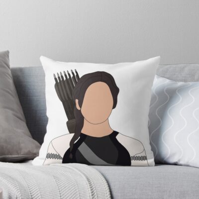 Epic Katniss Throw Pillow