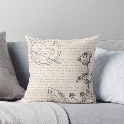 Mockingjay Real Or Not Real Throw Pillow