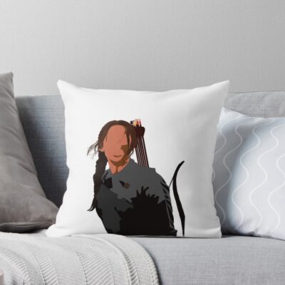 Katniss Throw Pillow