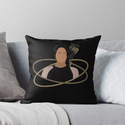 Gift Idea Katniss Everdeen Peeta Throw Pillow